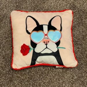 Boston Terrier decorative throw pillow